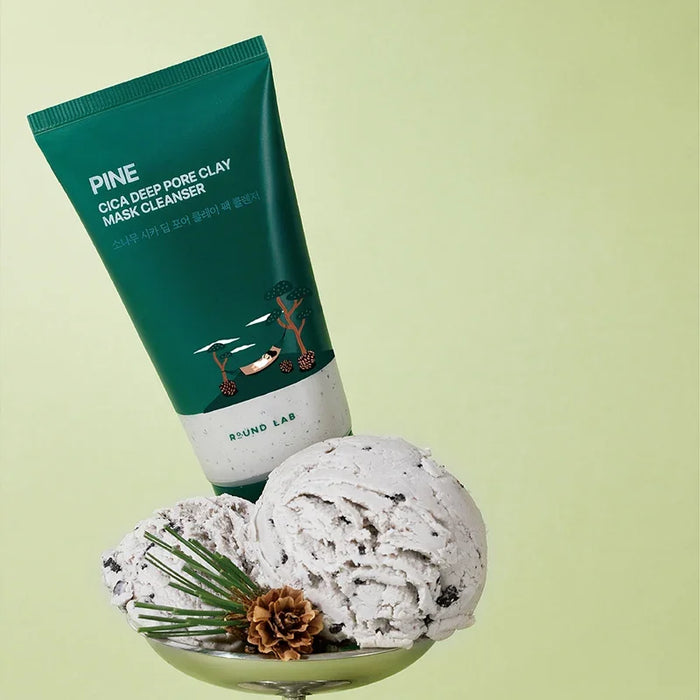 [ROUND LAB] Pine Cica Deep Pore Clay Mask Cleanser 150ml - Ballagrio