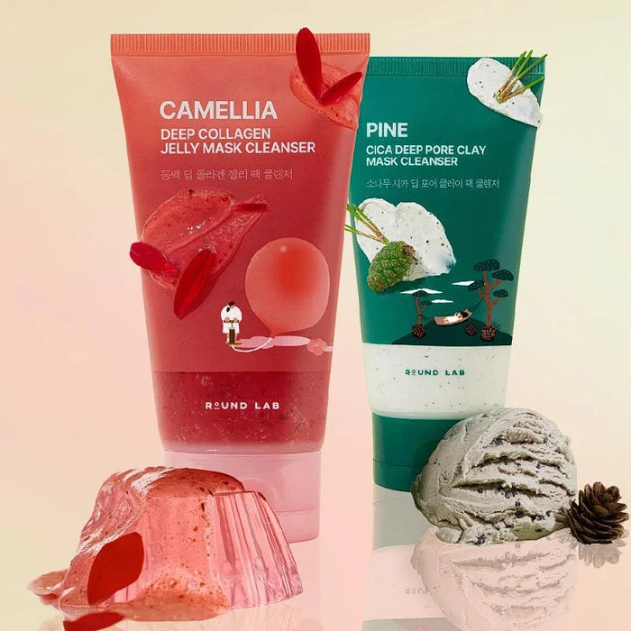 [ROUND LAB] Pine Cica Deep Pore Clay Mask Cleanser 150ml - Ballagrio