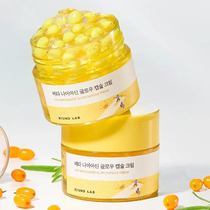 [ROUND LAB] Vita Niacinamide Glow Capsule Cream 50ml - Ballagrio