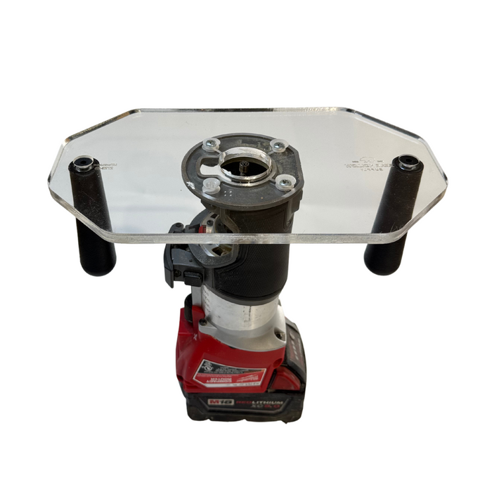 Router Base Plate With Handles For Milwaukee Trim Routers