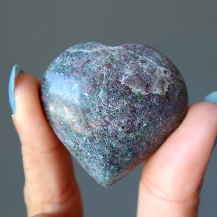 ruby kyanite heart