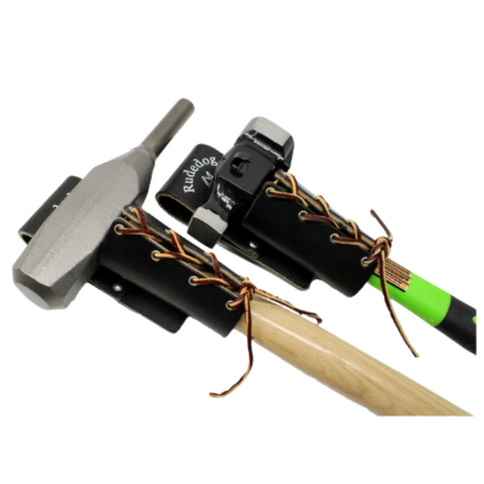 Rudedog USA Adjustable Lace-Up Hammer Holder-High Mount-No Slap #3033 - Ironworkergear