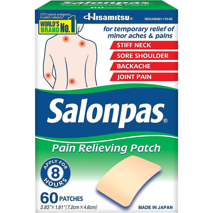 Salonpas Pain Relieving Patch - 46581011020-Box - LL Medico