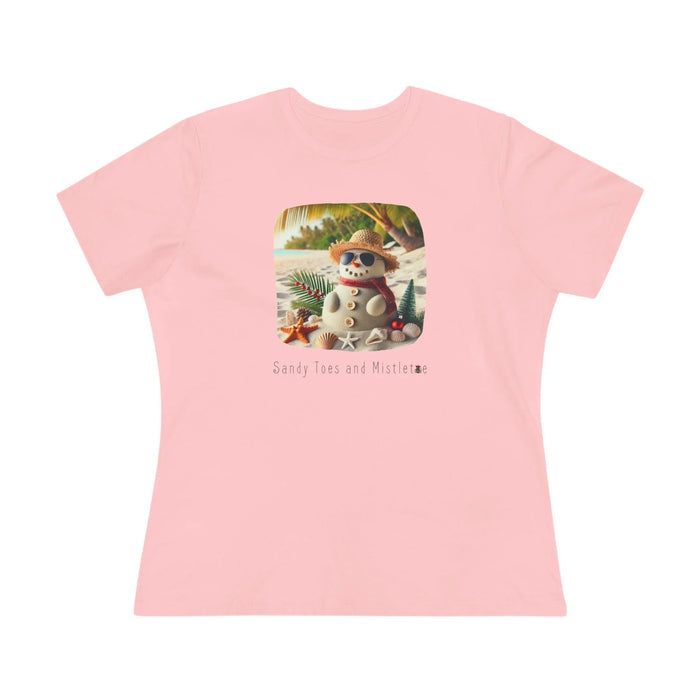 🏖️ Sandy Toes & Mistletoe ☃️ Women's Tee ✨ - Whippie's