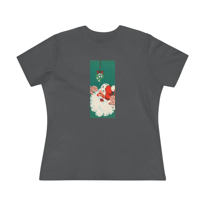 Santa Mistletoe Kisses - Women's Tee - Whippie's