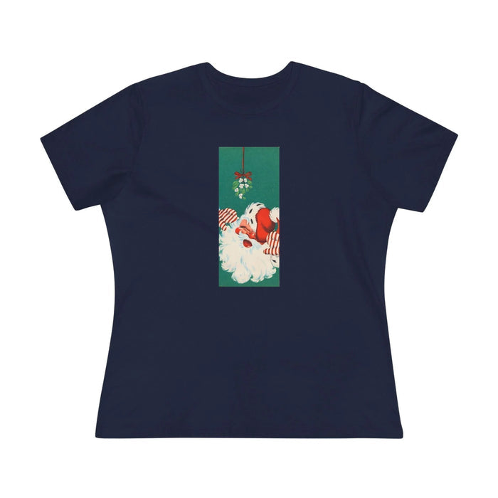 Santa Mistletoe Kisses - Women's Tee - Whippie's