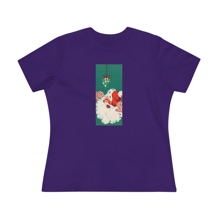 Santa Mistletoe Kisses - Women's Tee - Whippie's
