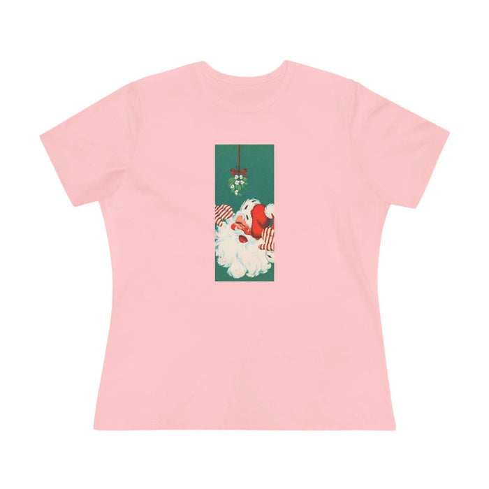 Santa Mistletoe Kisses - Women's Tee - Whippie's