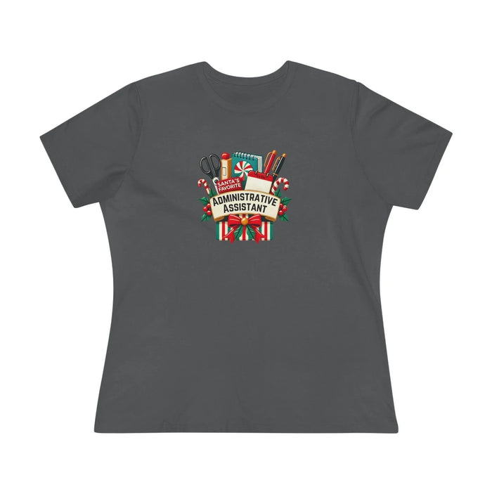 Santa's Favorite Administrative Assistant - Women's Softstyle Tee - Whippie's
