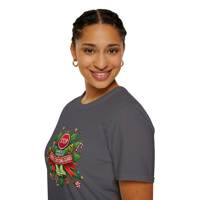Santa's Favorite Crossing Guard Unisex Tee 🛑🎅 - Whippie's