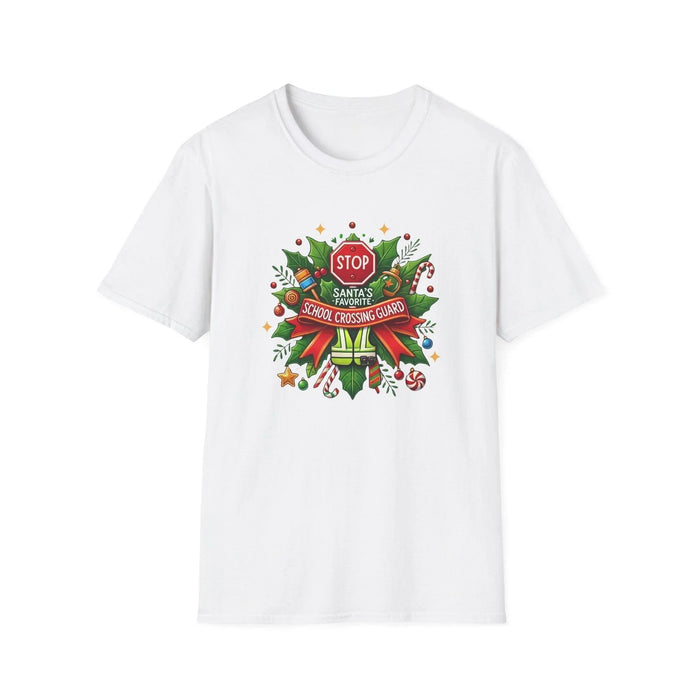 Santa's Favorite Crossing Guard Unisex Tee 🛑🎅 - Whippie's