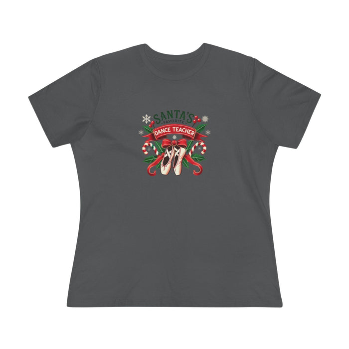 Santa's Favorite Dance Teacher Women's Softstyle Tee - Whippie's