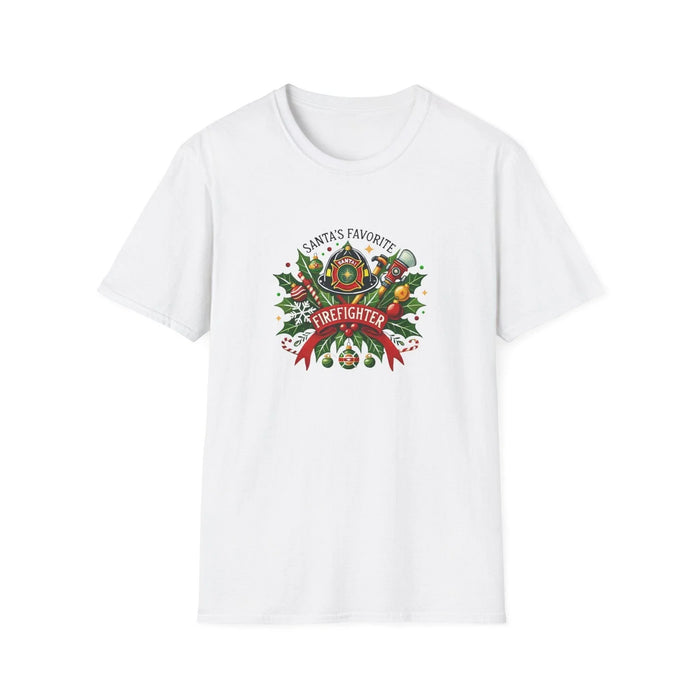Santa's Favorite Firefighter Unisex Tee 🔥🎅 - Whippie's