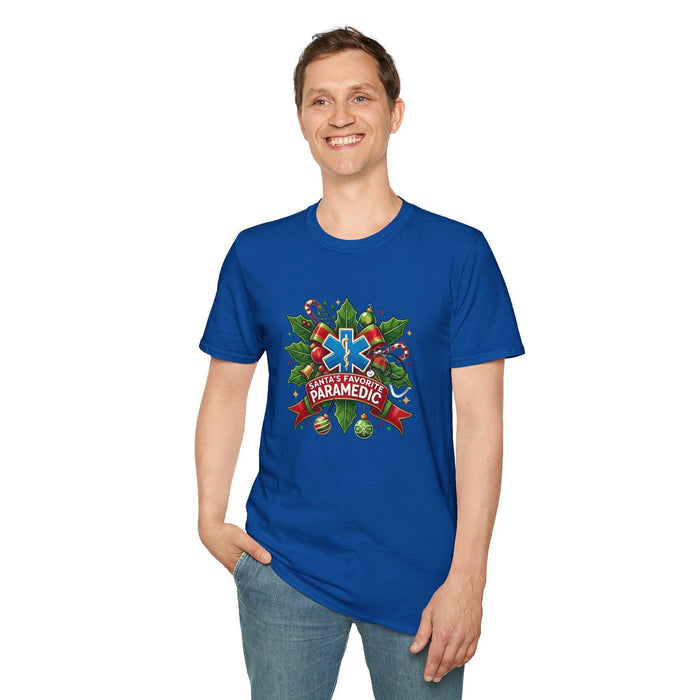 Santa's Favorite Paramedic Unisex Tee 🚑🎅 - Whippie's