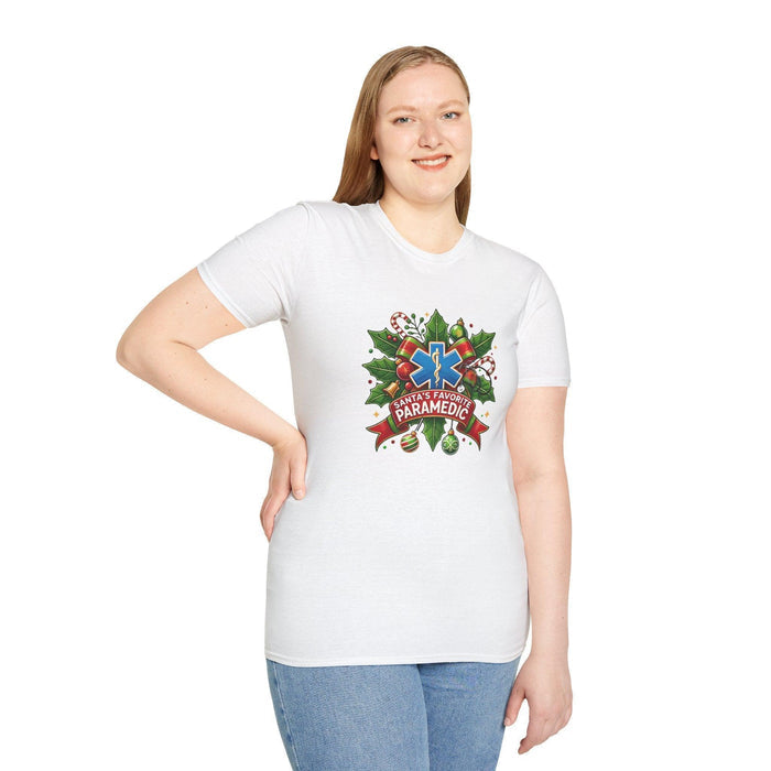 Santa's Favorite Paramedic Unisex Tee 🚑🎅 - Whippie's