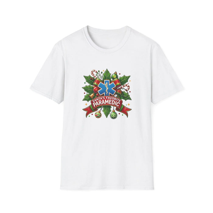 Santa's Favorite Paramedic Unisex Tee 🚑🎅 - Whippie's