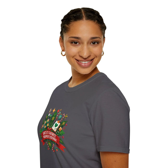 Santa's Favorite Paraprofessional Unisex Tee ✏️🎅 - Whippie's