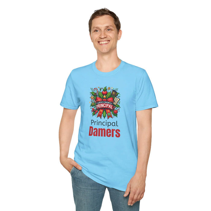 Santa™s Favorite School Principal Christmas Shirt | Unisex Tee