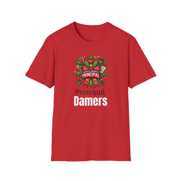 Santa™s Favorite School Principal Christmas Shirt | Unisex Tee