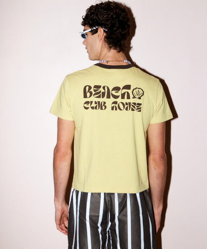 shell print T-shirt
