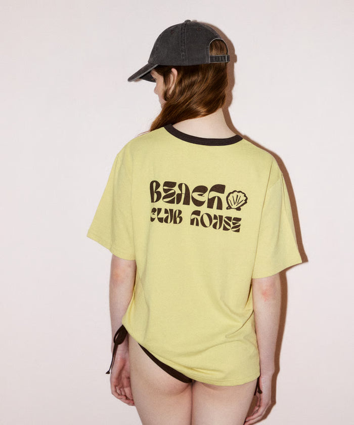 shell print T-shirt