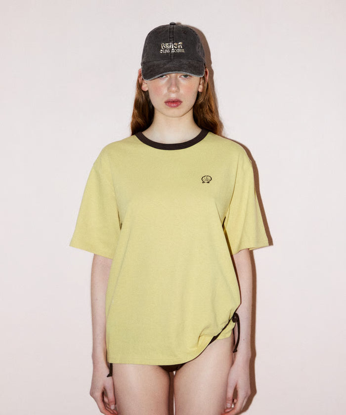 shell print T-shirt