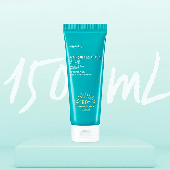 [Shingmulnara] Mild Face & Body Sun Cream SPF 50+ PA++++ 150ml - Ballagrio