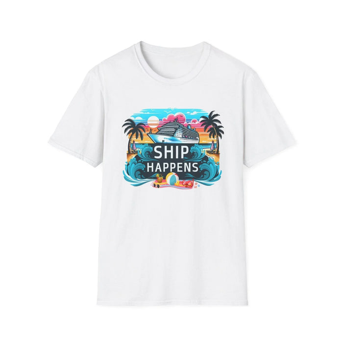 Ship Happens 🛳️🌊 Unisex Tee 🌴 (It's all part of the adventure! 😉) - Whippie's