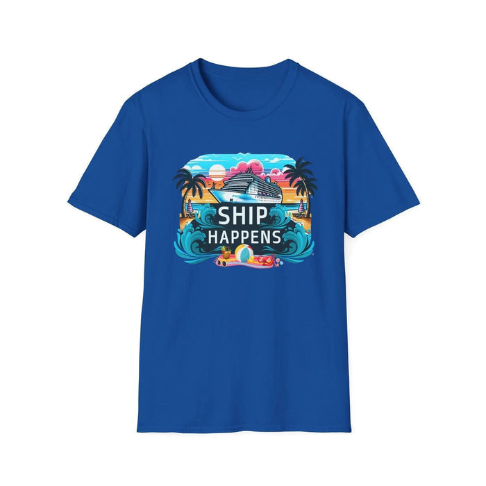 Ship Happens 🛳️🌊 Unisex Tee 🌴 (It's all part of the adventure! 😉) - Whippie's