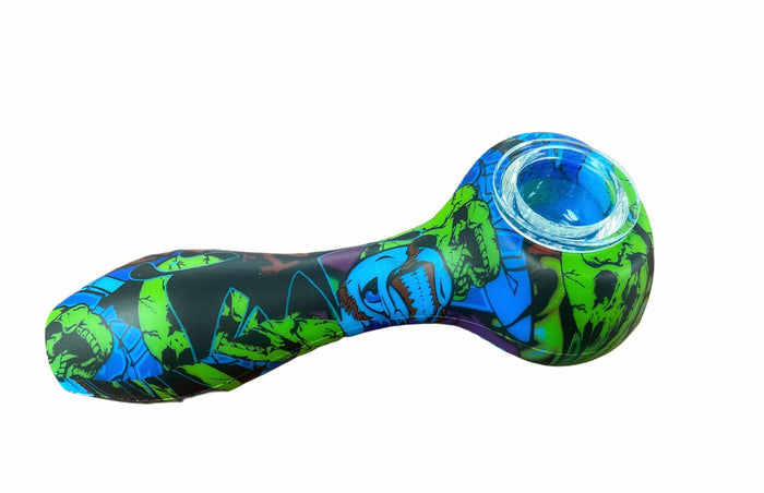 SILCONE 4" HANDPIPE, GRAPHIC DESIGN