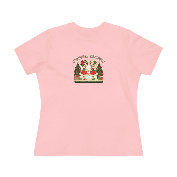 Sisters, Sisters (Blonde Sisters) - There Were Never Such Devoted Sisters! 👭🏼🎄 Women's Softstyle Tee - Whippie's