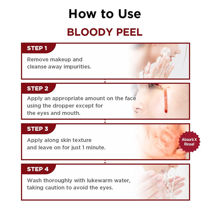 Skin1004 Zombie Beauty Bloody Peel AHA Peel 30Ml
