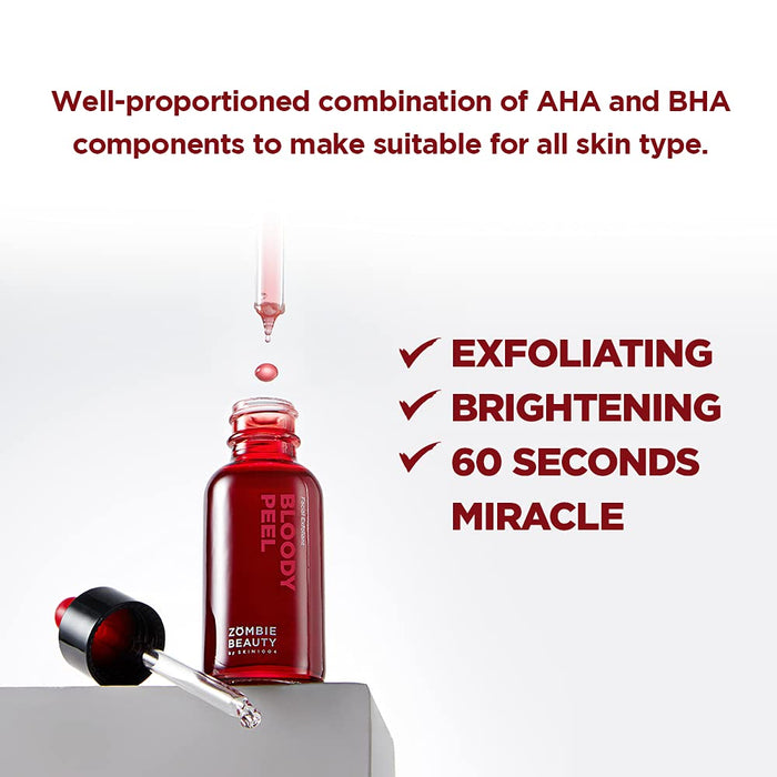 Skin1004 Zombie Beauty Bloody Peel AHA Peel 30Ml