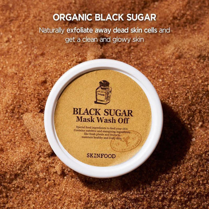 [SKINFOOD] Black Sugar Mask Wash Off 120g SKINFOOD