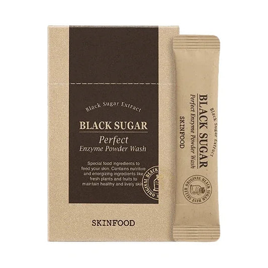 [SKINFOOD] Black Sugar Perfect Enzyme Powder Wash 1.2g*30EA - Ballagrio