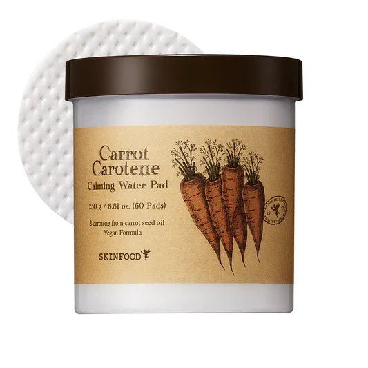 Skinfood Carrot Carotene Calming Water Pad (60 pads) | GlamTouch UK