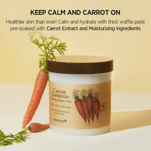 Skinfood Carrot Carotene Calming Water Pad (60 pads) | GlamTouch UK