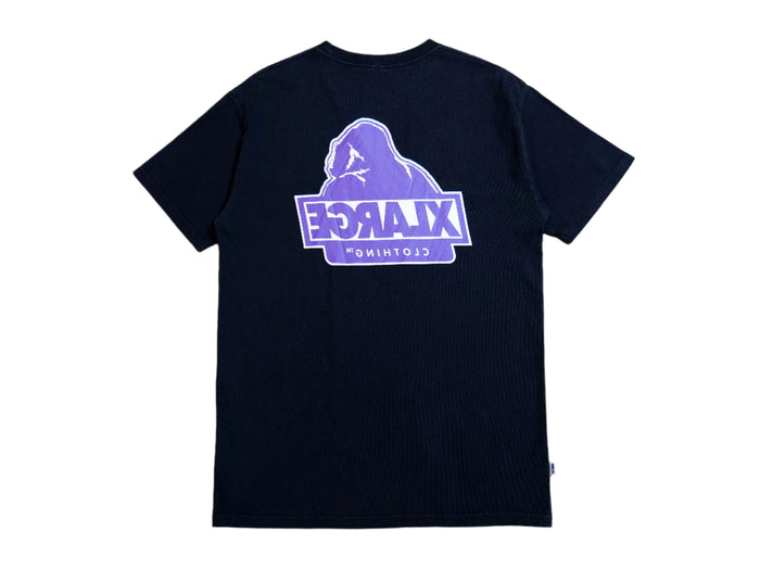 Slanted T-Shirt - Black / Purple