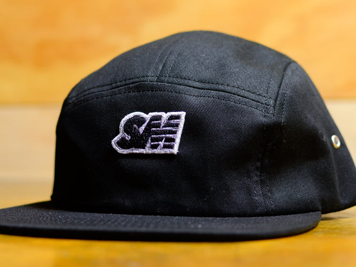 SM Patch 5 Panel Cap - Black