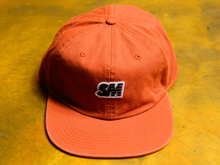 SM Patch 6 Panel Flat Brim Cap - Clay