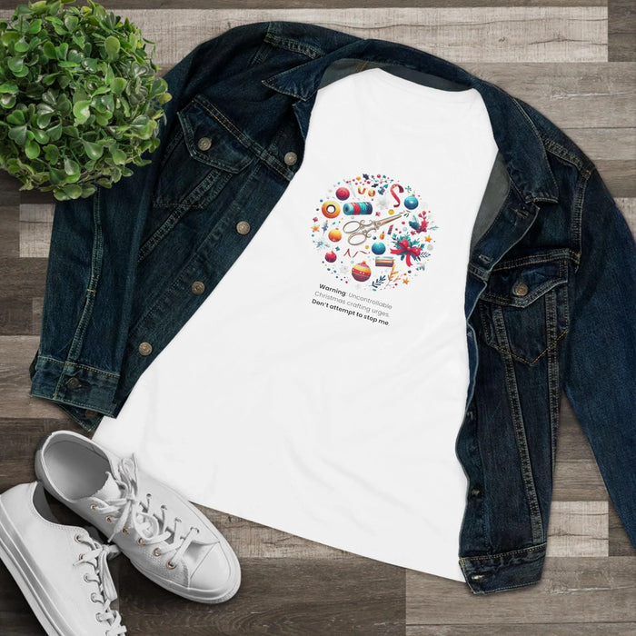 Snow Globe - Uncontrollable Urge to Craft - Women's Softstyle Tee - Whippie's
