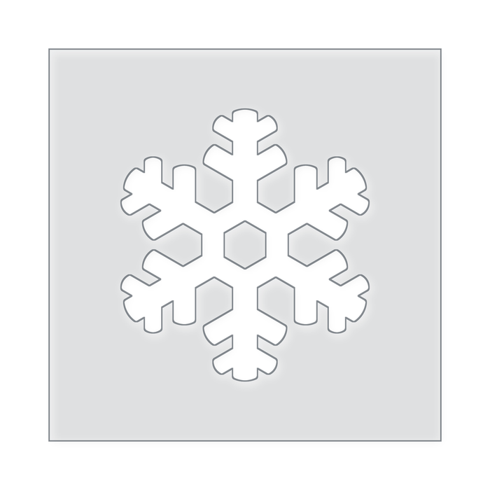 Snowflake #2 Acrylic Router Template