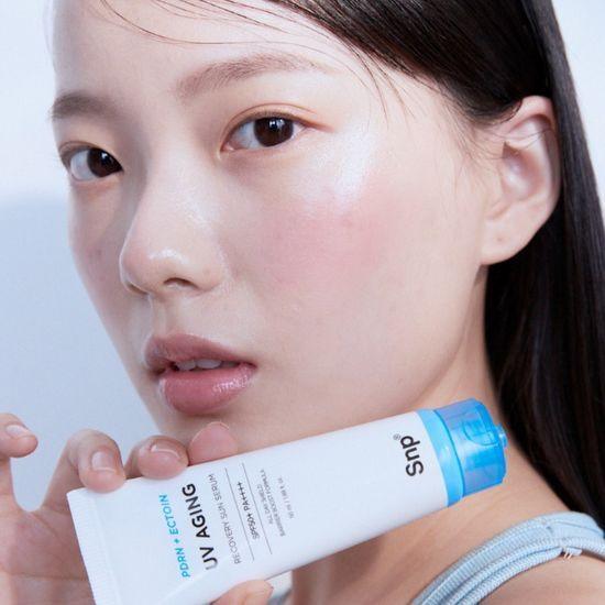 [SNP] PDRN Ectoin UV Aging Recovery Sun Serum SPF 50+ PA++++ 50ml - Ballagrio