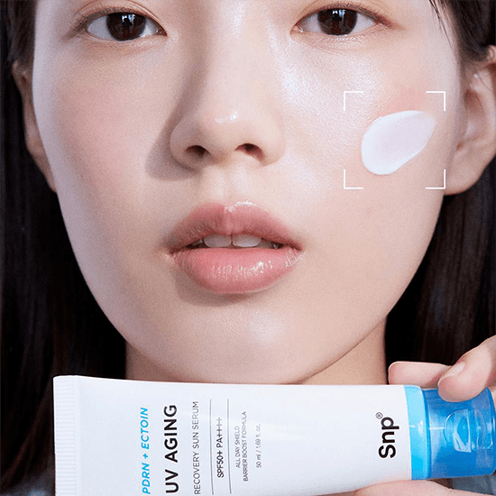 [SNP] PDRN Ectoin UV Aging Recovery Sun Serum SPF 50+ PA++++ 50ml - Ballagrio