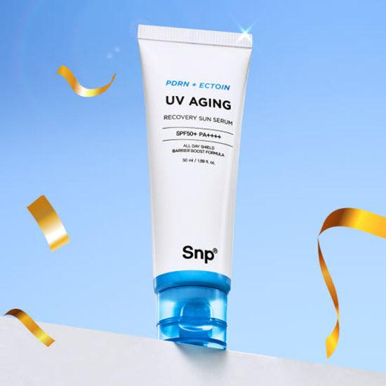 [SNP] PDRN Ectoin UV Aging Recovery Sun Serum SPF 50+ PA++++ 50ml - Ballagrio