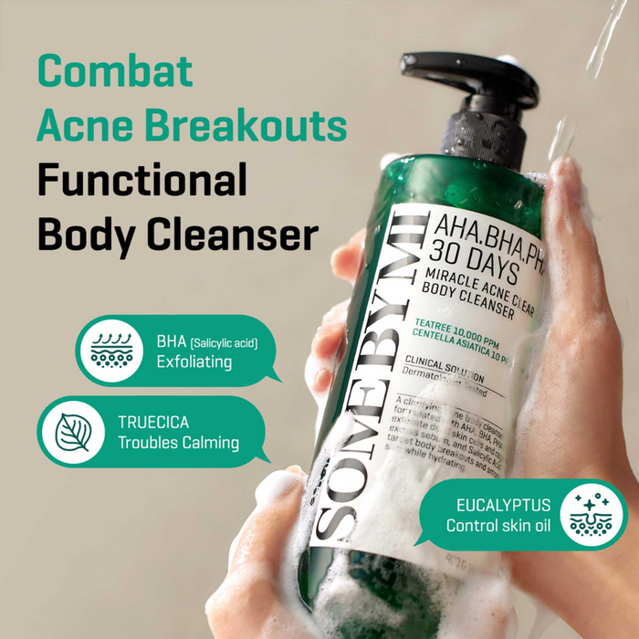 SOME BY MI AHA.BHA.PHA 30 Days Miracle Clear Body Cleanser 400g