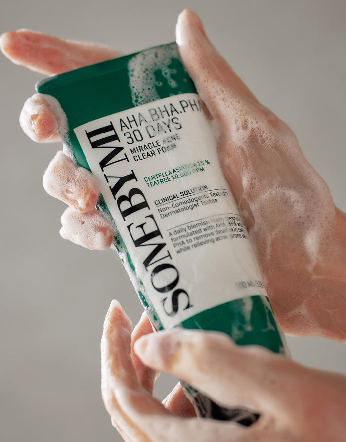 SOME BY MI AHA.BHA.PHA 30 Days Miracle Foam 100ml | GlamTouch UK