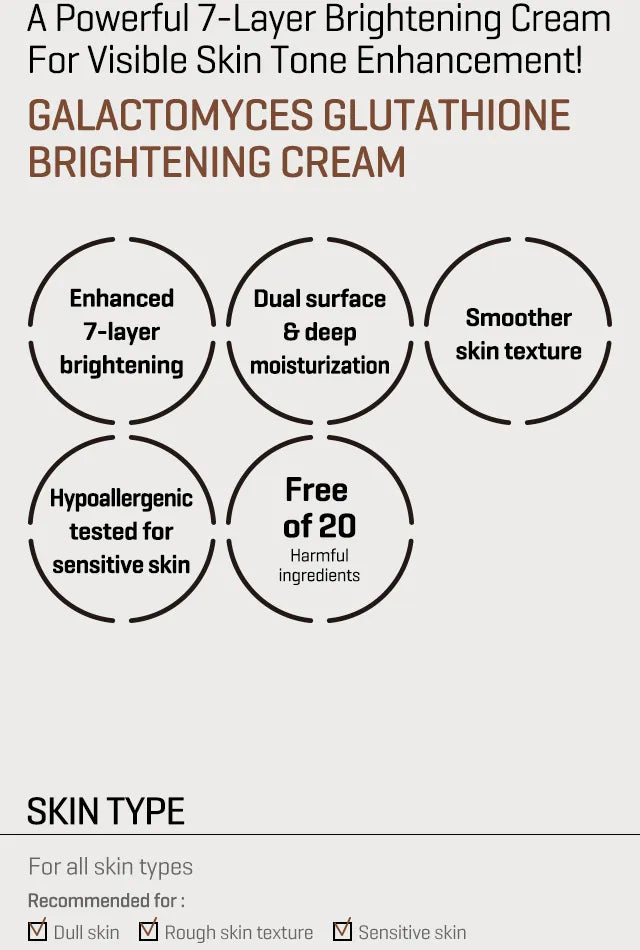 Some By Mi Galactomyces Glutathione Brightening Cream 40Ml