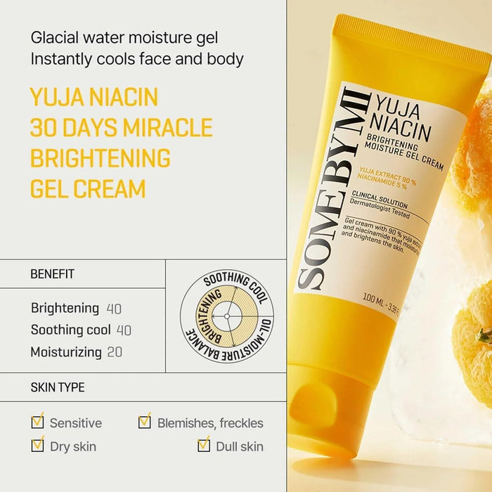 [SOME BY MI] Yuja Niacin Brightening Moisture Gel Cream 100ml SOME BY MI