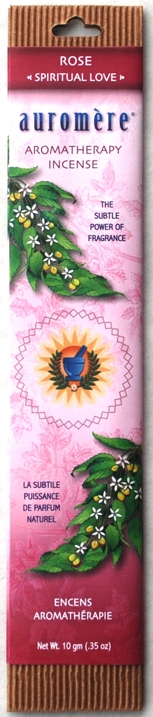 Special Aromatherapy Incense From Auromere - Rose (Spiritual Love)